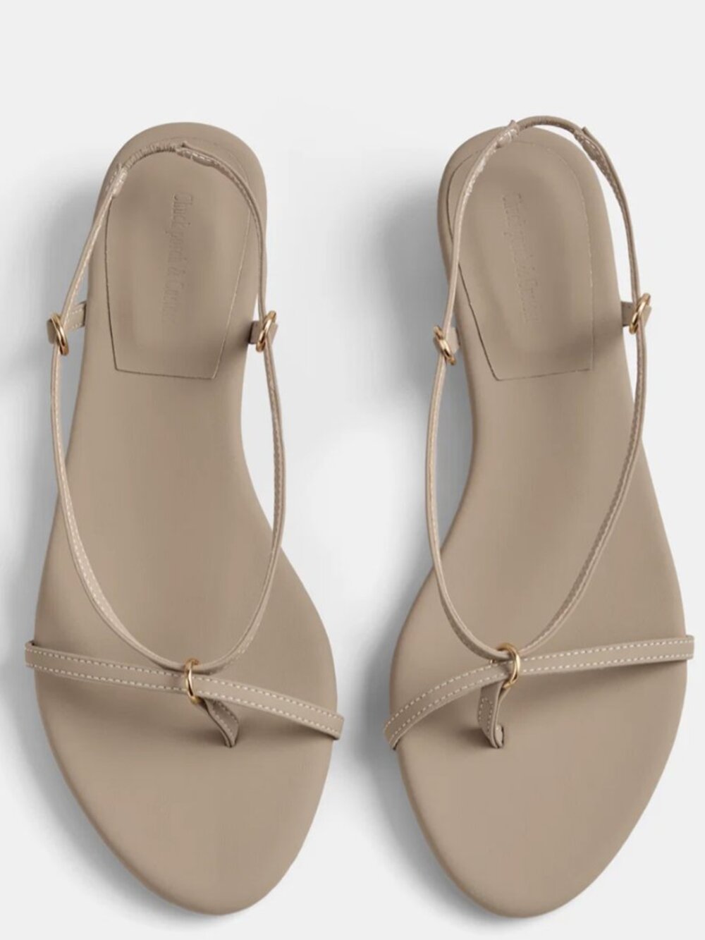 Commense Minimalist Strappy Flat Sandals 36